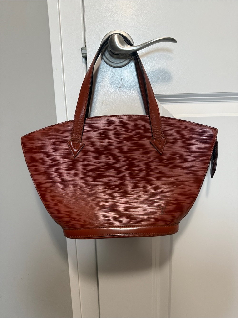 Louis Vuitton Vintage Brown Epi Leather Tote Shoulder Bag